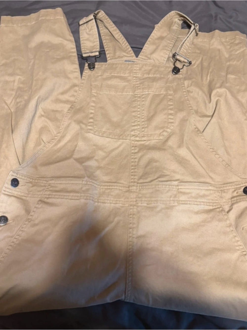 Element Tan Cotton Overalls